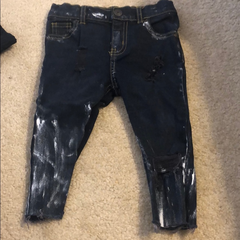 Custom detail crop pants